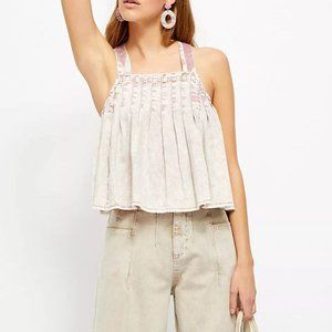 Free People Marina Denim Top